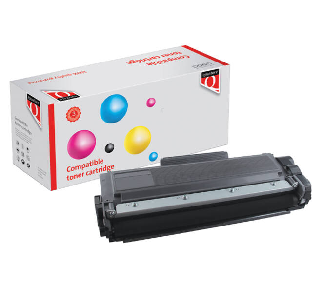 Toner Quantore alternatief tbv Brother TN-2320BK zwart