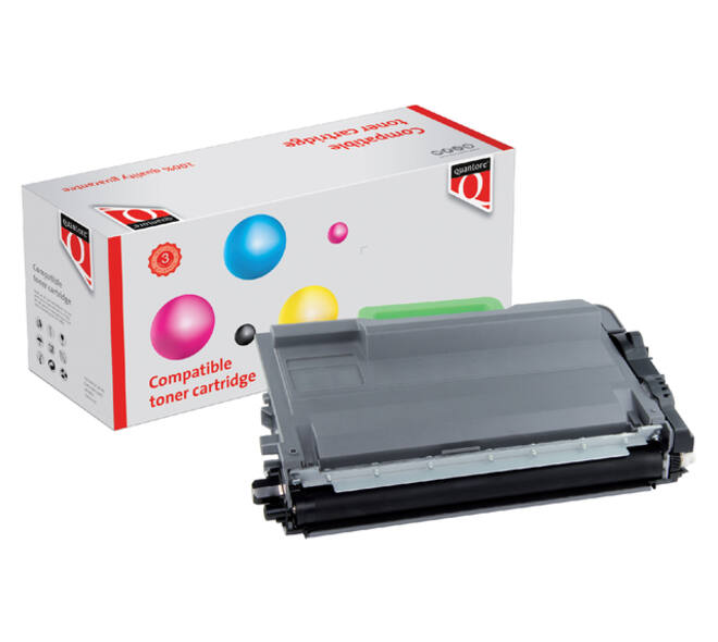 Toner Quantore alternatief tbv Brother TN-3430BK zwart