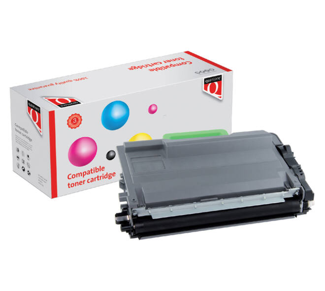 Toner Quantore alternatief tbv Brother TN-3512BK zwart