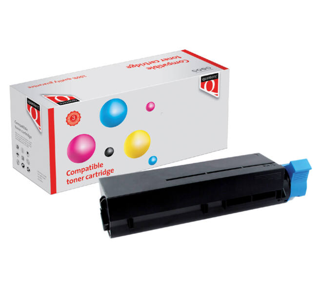 Toner Quantore alternatief tbv Oki 44574702 zwart