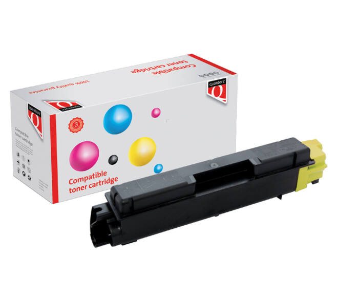 Toner Quantore alternatief tbv Kyocera TK-590Y geel