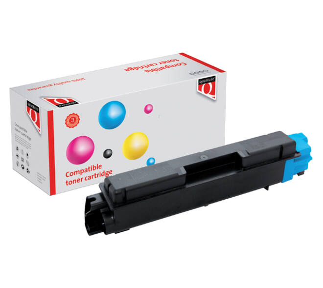 Toner Quantore alternatief tbv Kyocera TK-580C blauw