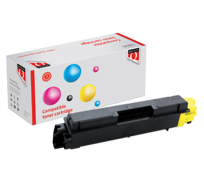 Toner Quantore alternatief tbv Kyocera TK-5140Y geel