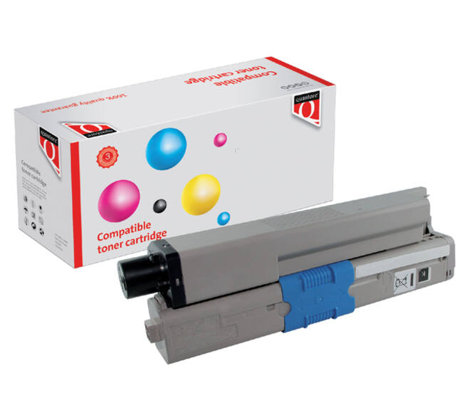 Toner Quantore alternatief tbv Oki 44469803 zwart