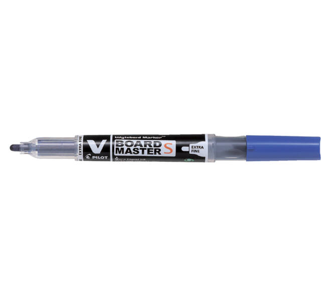 Whiteboardmarker Pilot rond extra fijn blauw