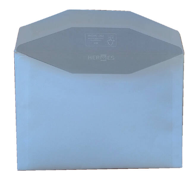 Envelop Hermes bank C6 114x162mm gegomd wit doos à 500 stuks