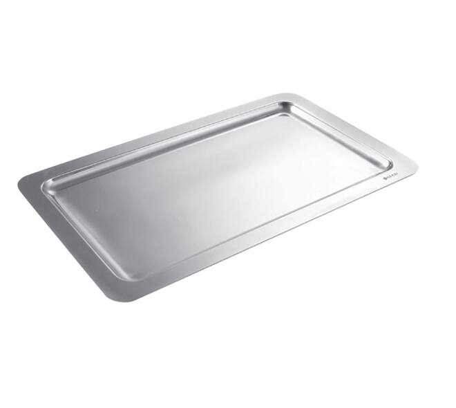 Plateau RVS tbv roomstel 199x150mm