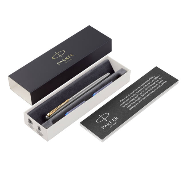 Vulpen Parker Jotter stainless steel GT medium