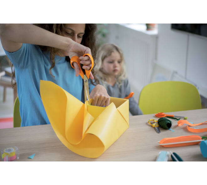 Schaar Fiskars Classic universeel 21cm oranje