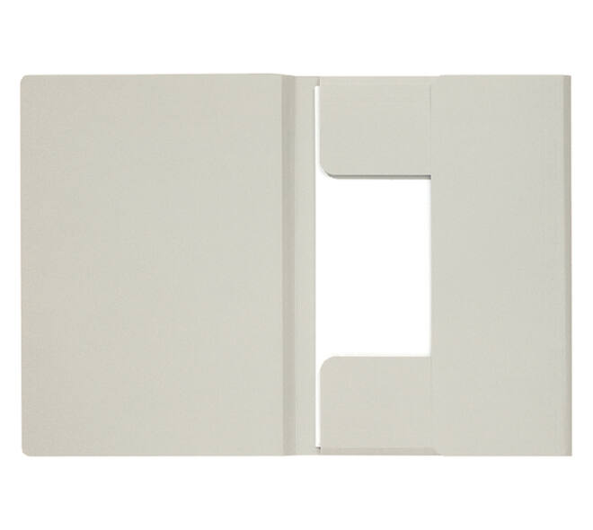Dossiermap Djois Infinio A4 3 kleppen 270gr grijs