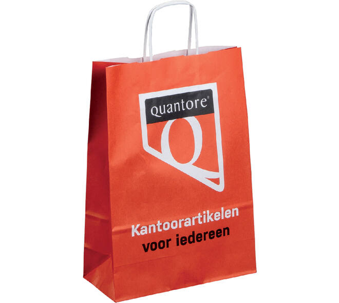 Draagtas Quantore papier 230x330mm 200 stuks
