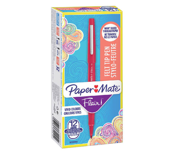 Fineliner Paper Mate Flair Original medium rood