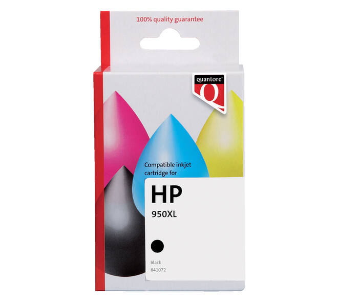 Inktcartridge Quantore alternatief tbv HP CN045AE 950XL zwart