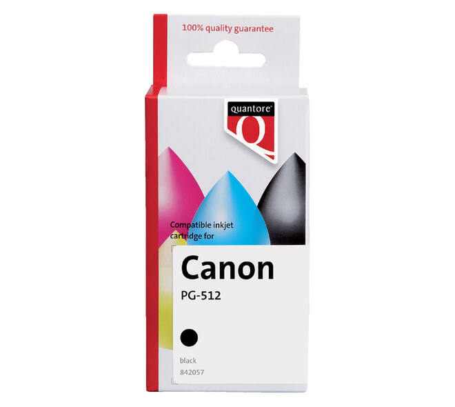 Inktcartridge Quantore alternatief tbv Canon PG-512 zwart