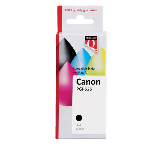 Inktcartridge Quantore alternatief tbv Canon PGI-525 zwart