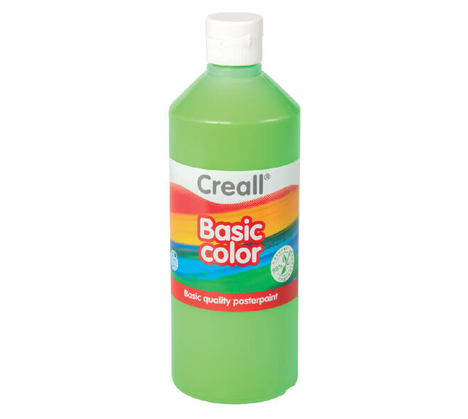 Plakkaatverf Creall basic lichtgroen 500ml