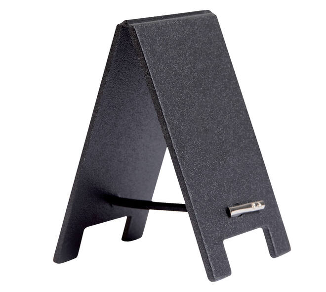 Krijtbord securit mini tafel set 5 stuks zwart