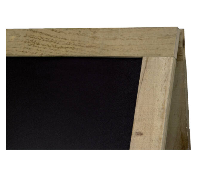 Stoepbord Securit 720x1310x40mm steigerhout