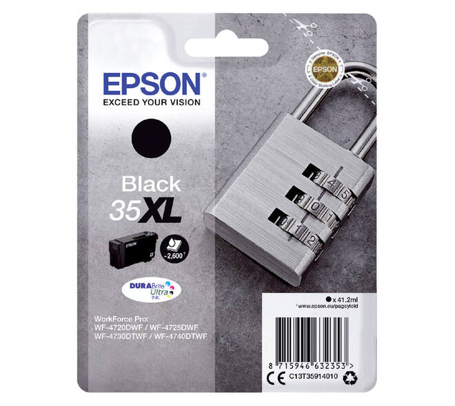 Inktcartridge Epson 35XL T3591 zwart