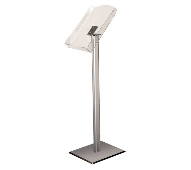 Folderstandaard OPUS 2 1x A4 op voet