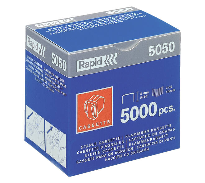 Nietcassette Rapid 5050 5000 stuks