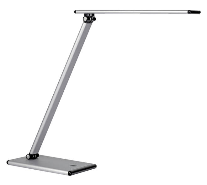 Bureaulamp Unilux Terra led aluminium grijs