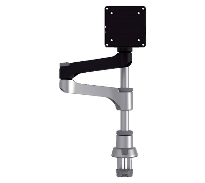 Monitorarm R-Go-Tools Zepher 4 voor 1 scherm zwart- zilver