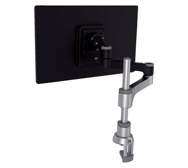 Monitorarm R-Go-Tools Zepher 4 voor 1 scherm zwart- zilver