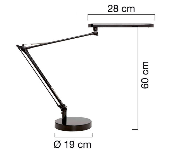 Bureaulamp Unilux Mambo led zwart