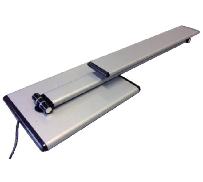 Bureaulamp Unilux Terra led aluminium grijs