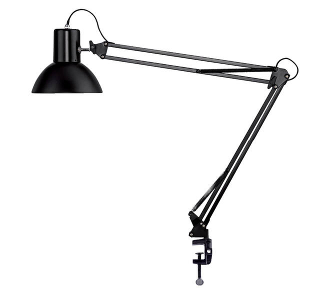 Bureaulamp Unilux Success 66 led tafelklem zwart
