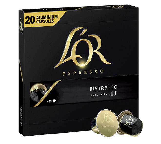 Koffiecups L'Or espresso Ristretto 20 stuks