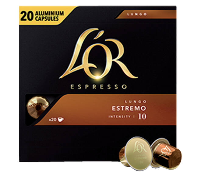 Koffiecups L'Or espresso Lungo Estremo 20 stuks