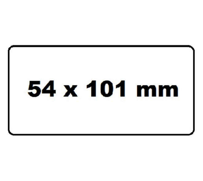 Labeletiket Quantore 99014 54x101mm adres wit