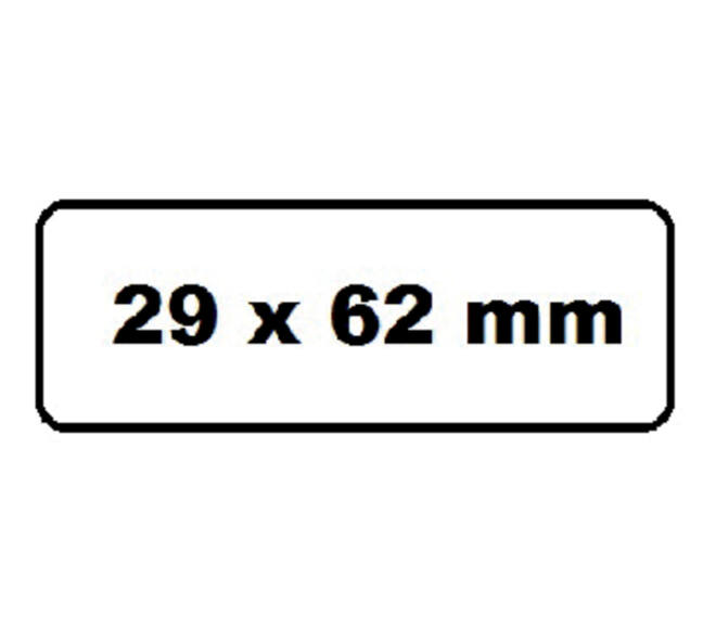 Labeletiket Quantore DK-11209 29x62mm adres wit 800 stuks