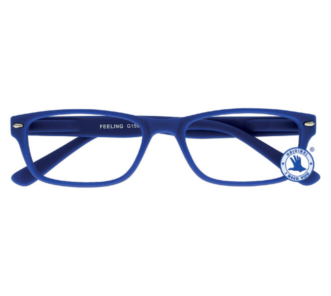 Leesbril I Need You +3.00 dpt Feeling blauw