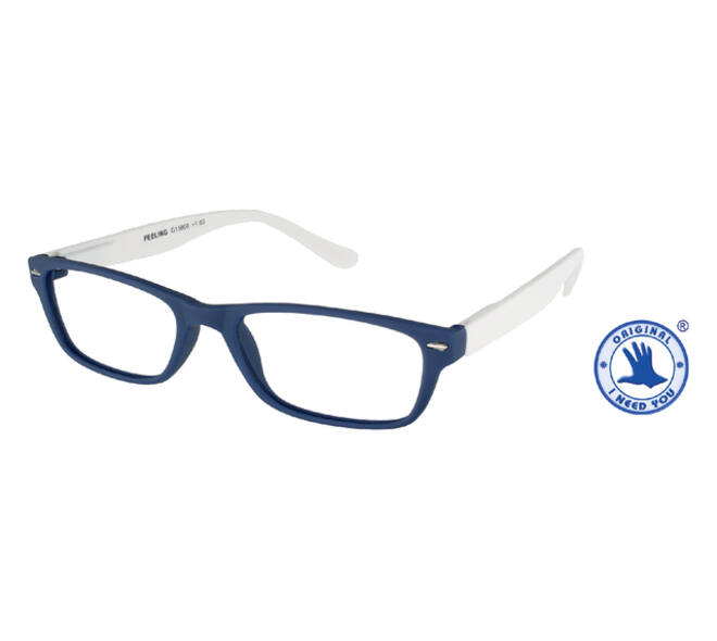 Leesbril I Need You +3.00 dpt Feeling blauw-wit