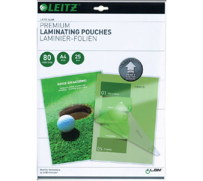 Lamineerhoes Leitz iLAM A4 2x80micron 25 stuks