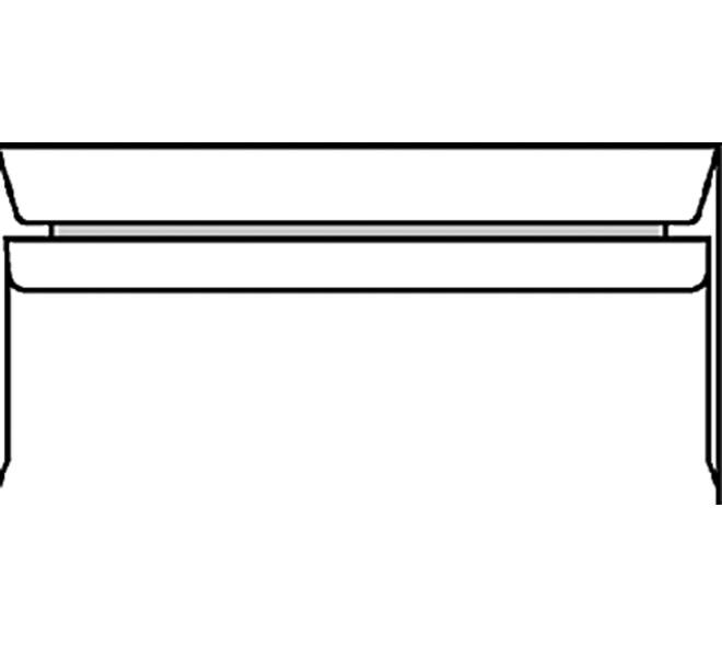 Envelop bank IEZZY C5/6 114x229mm gegomd wit 500 stuks