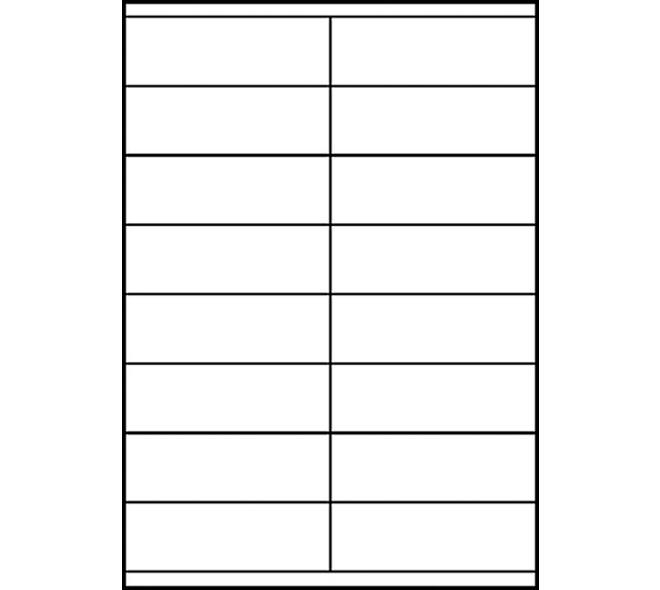Etiket Avery 3423 105x35mm wit 1600 stuks
