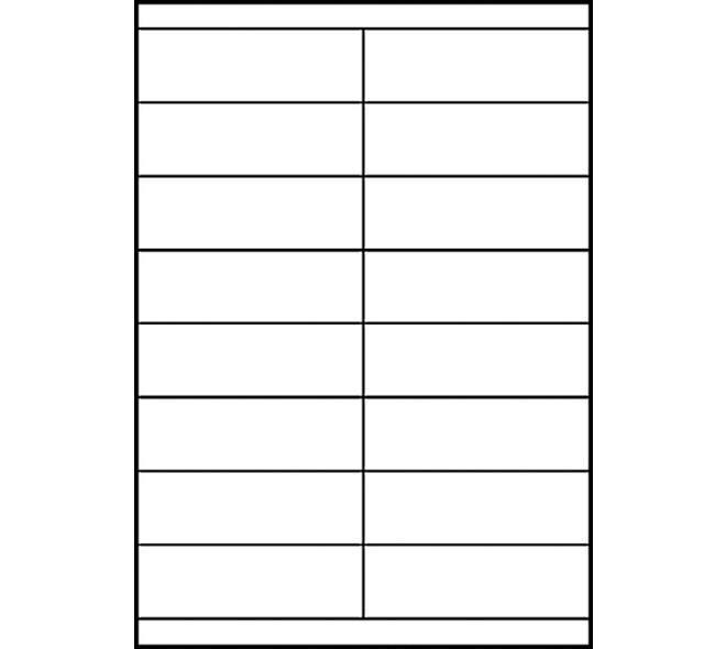 Etiket Avery 3665 105x33.8mm wit 1600 stuks