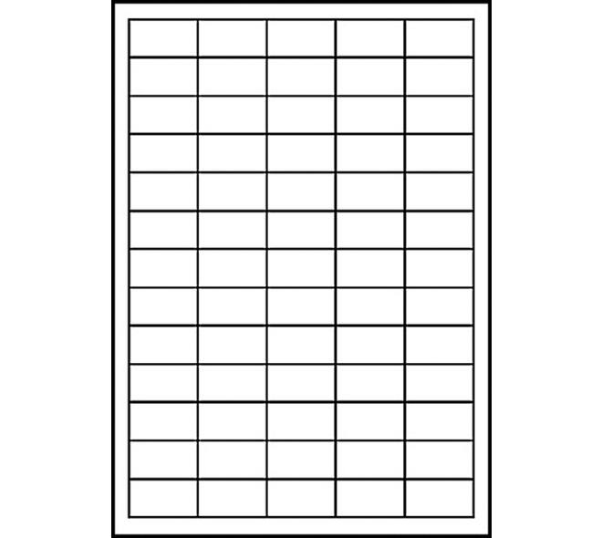 Etiket Avery 3666-200 38x21.2mm wit 13000 stuks