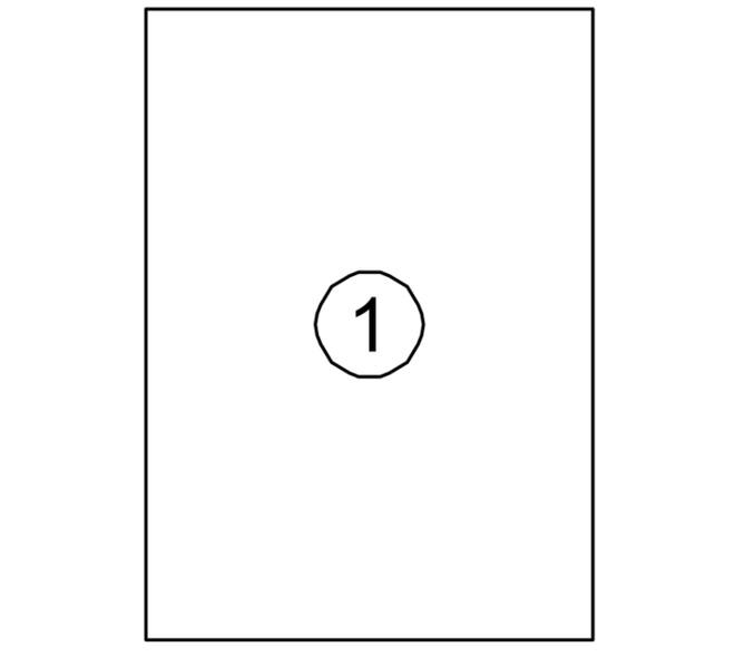 Etiket Quantore 210x297mm 100 stuks