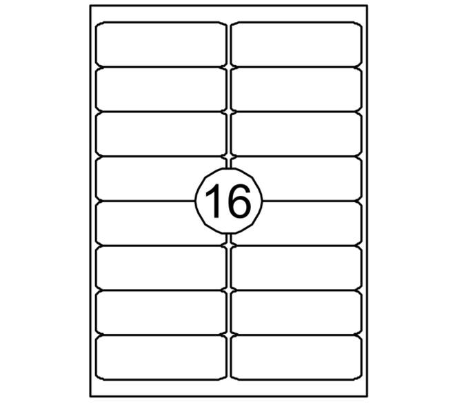 Etiket Quantore 99.1x33.8mm 1600 stuks