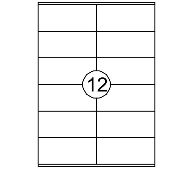 Etiket Quantore 105x48mm 1200 stuks
