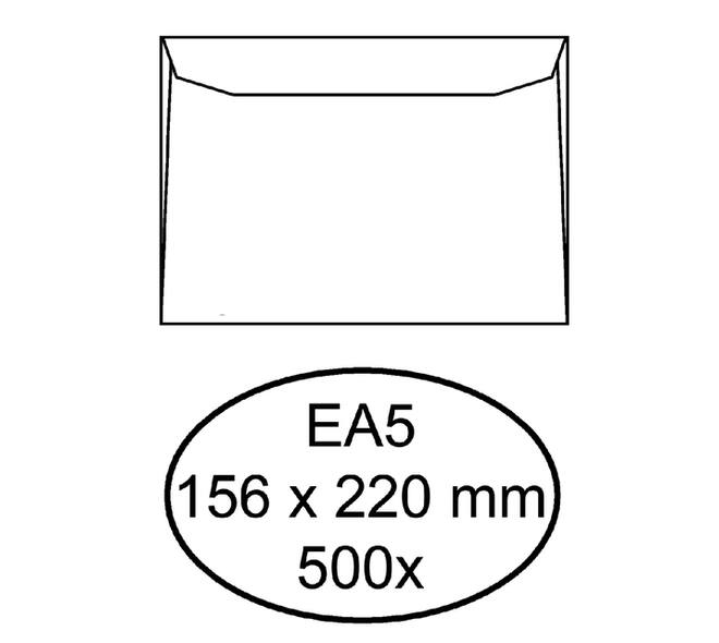 Envelop Quantore bank EA5 156x220mm wit 500 stuks