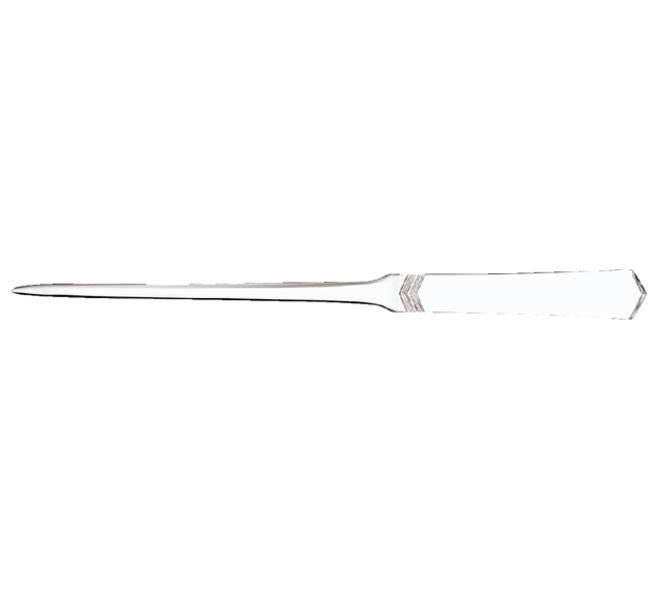 Briefopener MAULslim, vlak RVS-staal, bewerkt heft, smal lemmet van 245mm blister à 1 stuk