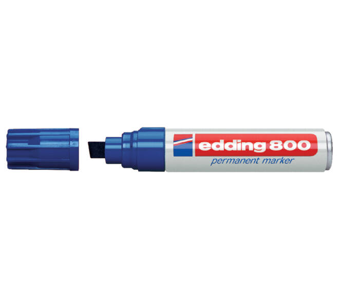Viltstift edding 800 schuin 4-12mm blauw