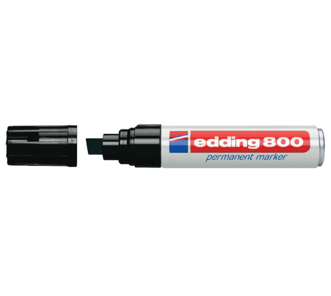 Viltstift edding 800 schuin 4-12mm zwart