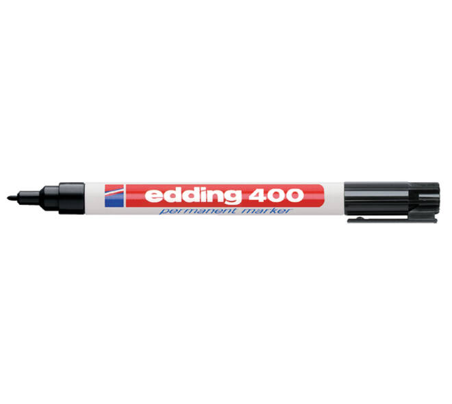 Viltstift edding 400 rond 1mm zwart